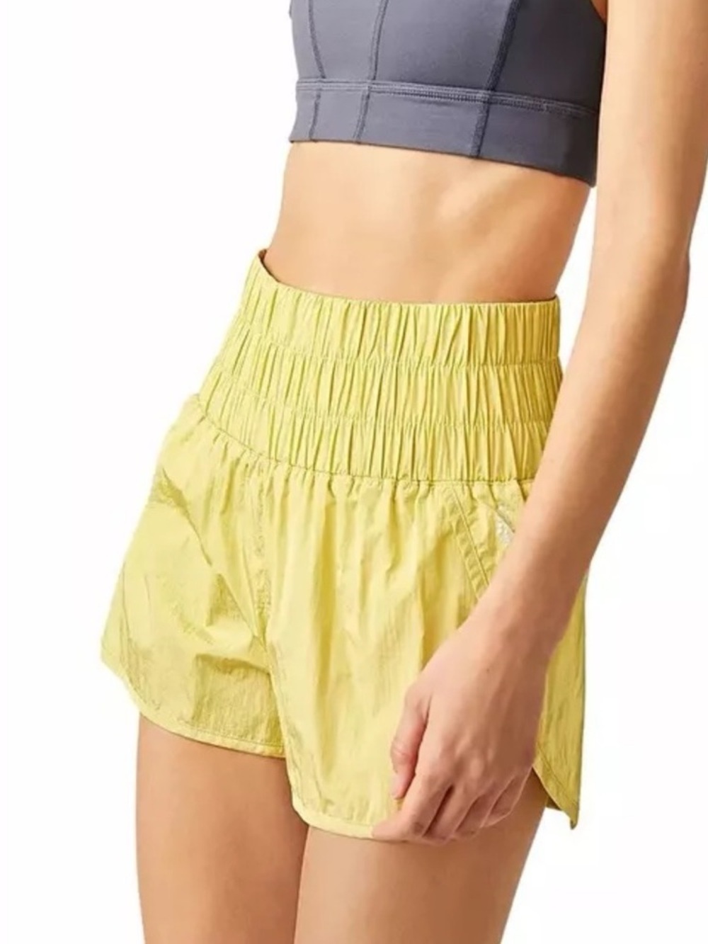 FP Movement by Free People The Way Home High Rise Run Shorts Size Large